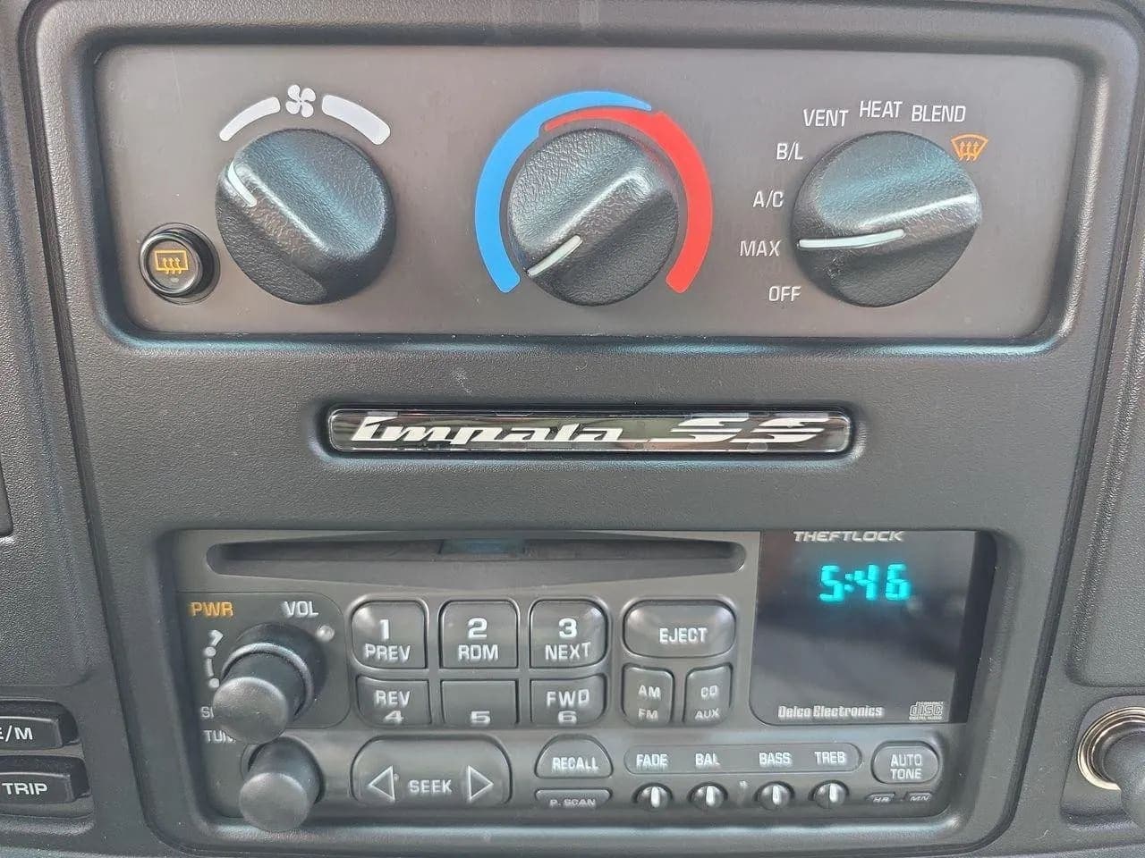 1995 Chevrolet Impala SS, view